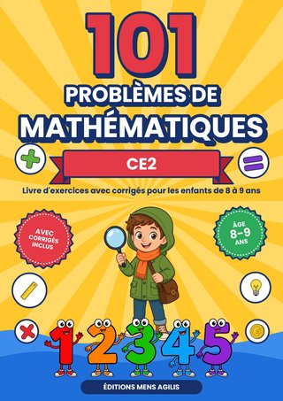 Couverture de 101 Problèmes de Mathématiques CE2