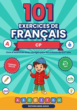 Couverture de 101 Exercices de Français CP